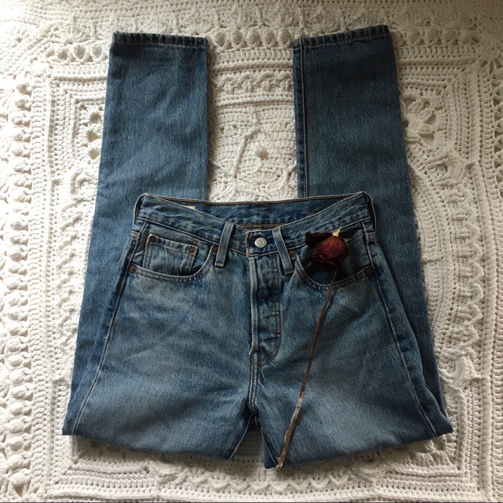 Levi’s 501 Buttonfly Skinny Jeans